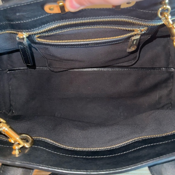 Chloe Authentic Alice Large Zip Top Handle Bag with Strap in Colorblock Leather - Picture 15 of 15